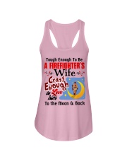 I Am A Firefighter's Wife Ladies Flowy Tank tile