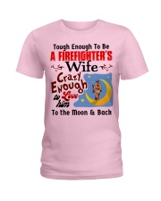 I Am A Firefighter's Wife Ladies T-Shirt tile