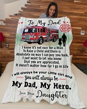 Gift for Dad Large Fleece Blanket - 60" x 80" aos-coral-fleece-blanket-60x80-lifestyle-front-04