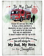 Gift for Dad Large Fleece Blanket - 60" x 80" front