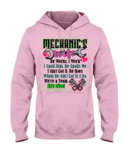 Mechanic's Wife Hooded Sweatshirt front