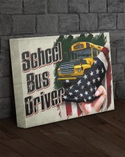 SCHOOL BUS DRIVER - Premium 14x11 Gallery Wrapped Canvas Prints aos-canvas-pgw-14x11-lifestyle-front-11