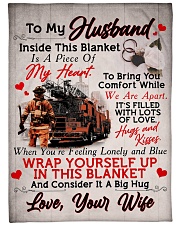 Firefighter Premium Large Fleece Blanket - 60" x 80" front