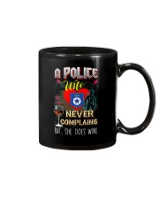 POLICE WIFE LOVES WINE Mug thumbnail