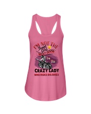 I Love Riding Big Bikes Ladies Flowy Tank tile