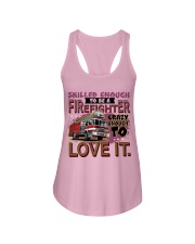 Lady Firefighter Ladies Flowy Tank tile