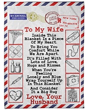 Nurse's Wife Premium Large Fleece Blanket - 60" x 80" front