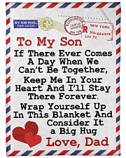Gift For Son Premium Large Fleece Blanket - 60" x 80" front