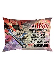 GIFT FOR A MECHANIC'S WIFE- PREMIUM Rectangular Pillowcase back