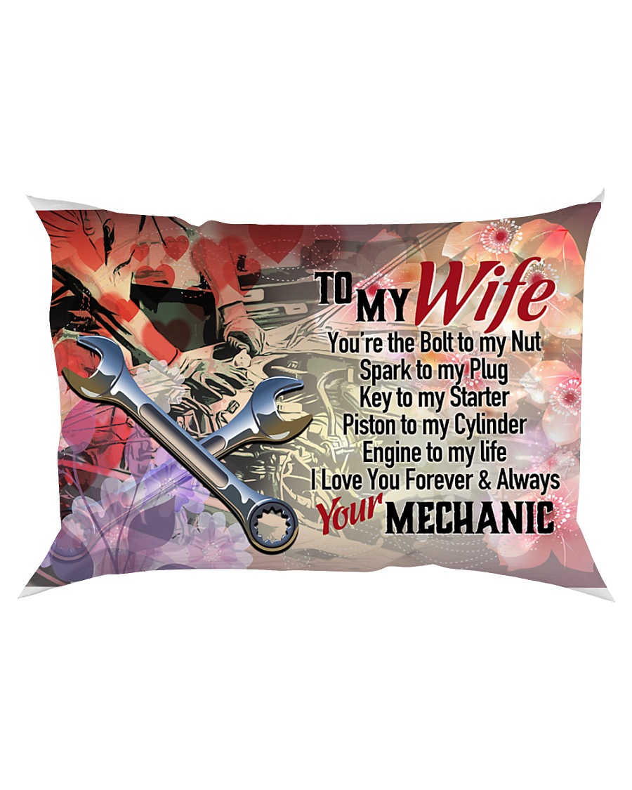 GIFT FOR A MECHANIC'S WIFE- PREMIUM Rectangular Pillowcase