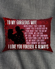 GIFT FOR YOUR WIFE - PREMIUM Rectangular Pillowcase aos-pillow-rectangle-front-lifestyle-1