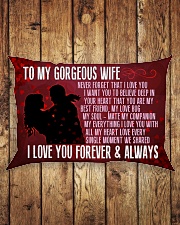 GIFT FOR YOUR WIFE - PREMIUM Rectangular Pillowcase aos-pillow-rectangle-front-lifestyle-2