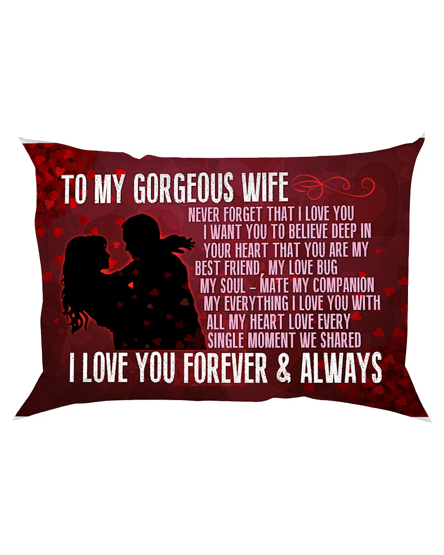 GIFT FOR YOUR WIFE - PREMIUM Rectangular Pillowcase