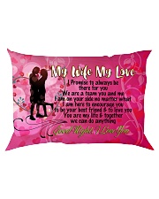GIFT FOR YOUR WIFE - PREMIUM Rectangular Pillowcase back