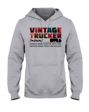 VINTAGE TRUCKER Hooded Sweatshirt front
