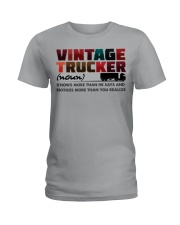 VINTAGE TRUCKER Ladies T-Shirt tile