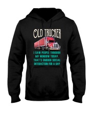 Old Trucker Hooded Sweatshirt tile