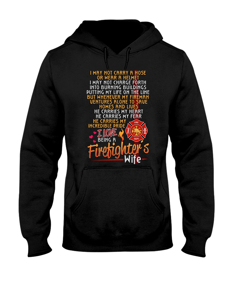 FIREFIGHTER'S WIFE Hooded Sweatshirt