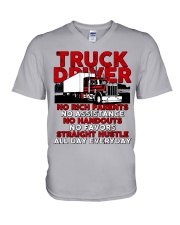 TRUCKER V-Neck T-Shirt tile