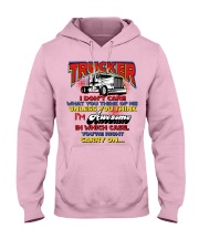 Lady Trucker Hooded Sweatshirt front