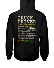 Trucker Hooded Sweatshirt back