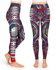 VETERAN'S WIFE High Waist Leggings front