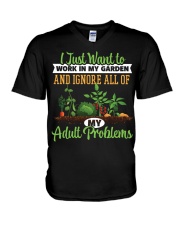 GARDENING V-Neck T-Shirt thumbnail