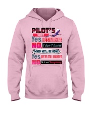 Pilot's Wife Hooded Sweatshirt front