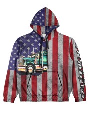 Trucker Women's All Over Print Hoodie front