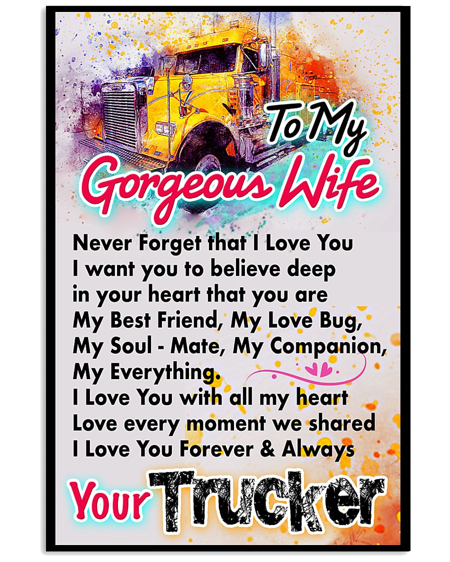 TRUCKER'S WIFE - PREMIUM 11x17 Poster