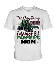 Farmer's Mom V-Neck T-Shirt tile
