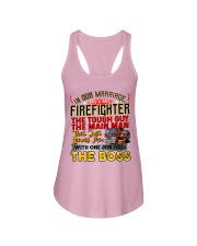 Firefighter's Wife Ladies Flowy Tank tile