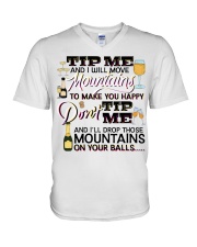 Bartender V-Neck T-Shirt tile