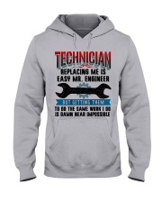 Technician Hooded Sweatshirt front