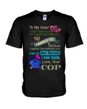 ELECTRICIAN'S WIFE V-Neck T-Shirt thumbnail
