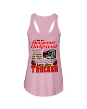 Trucker's Girlfriend Ladies Flowy Tank tile