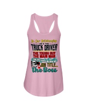 Trucker's Girlfriend Ladies Flowy Tank tile