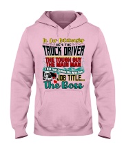 Trucker's Girlfriend Hooded Sweatshirt front