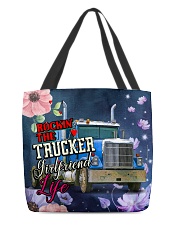Trucker's Girlfriend All-over Tote back
