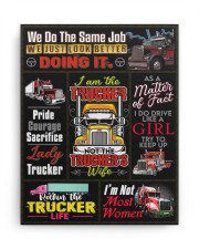 Trucker - Premium 11x14 Gallery Wrapped Canvas Prints aos-canvas-pgw-11x14-ghosted-front-02
