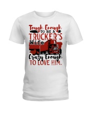 TRUCKER'S WIFE Ladies T-Shirt tile