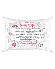 GIFT FOR YOUR WIFE - PREMIUM Rectangular Pillowcase front
