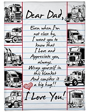 GIFT FOR TRUCKER Premium Large Fleece Blanket - 60" x 80" front
