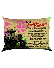 GIFT FOR A FARMER'S DAUGHTER - PREMIUM Rectangular Pillowcase back