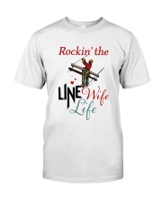 LINEMAN'S WIFE Classic T-Shirt front