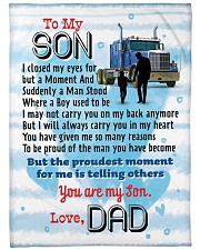 Trucker's Son-Cyber Monday sale Large Fleece Blanket - 60" x 80" front