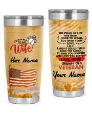 Veteran's Wife 20oz Tumbler front