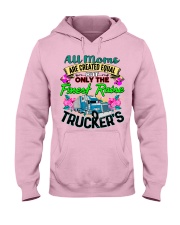 Trucker's Mom Hooded Sweatshirt front