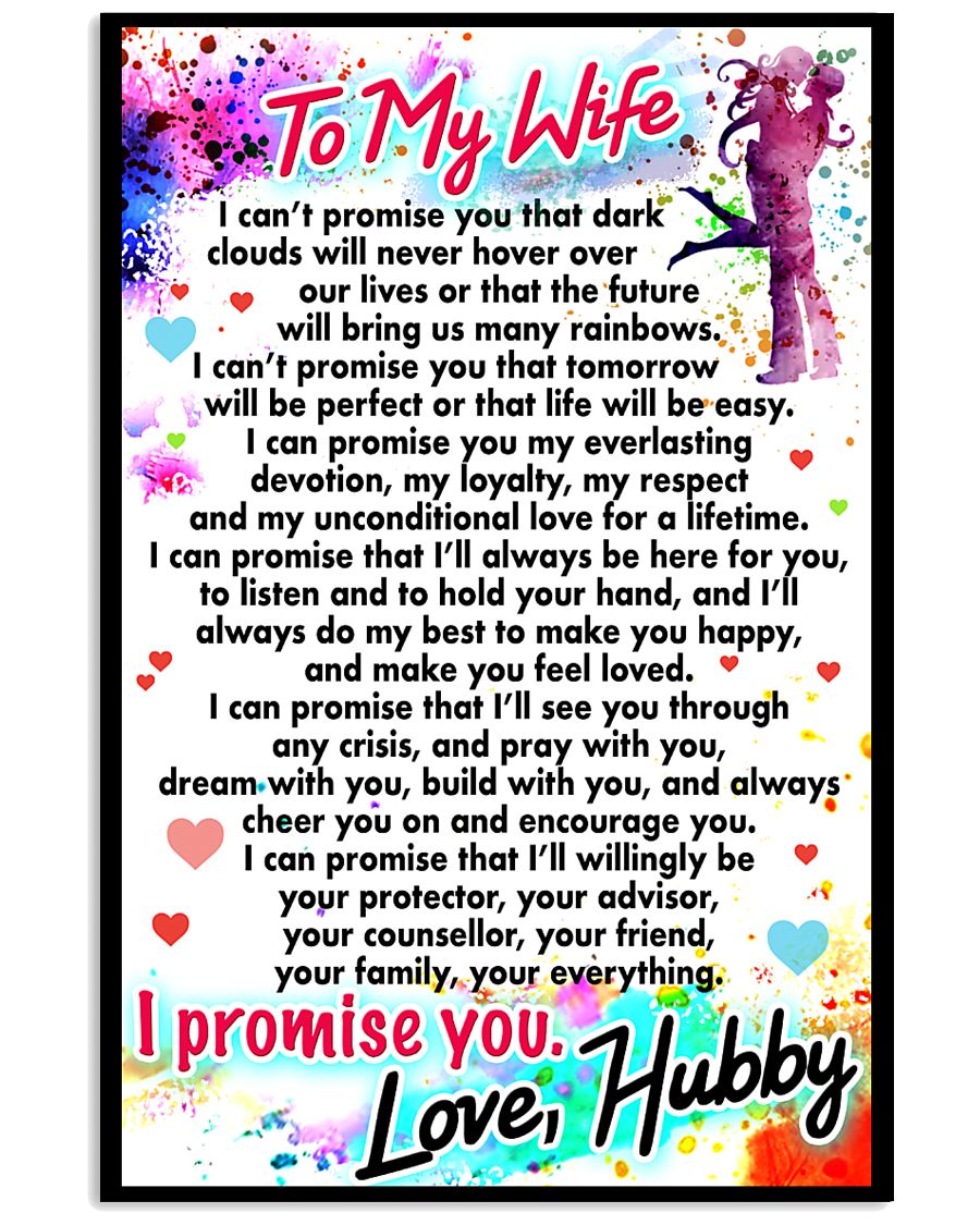 GIFT FOR WIFE - PREMIUM 11x17 Poster
