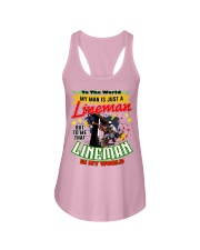 Lineman's Wife Ladies Flowy Tank tile